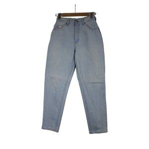 Vintage 80s 90s Lee women's tapered leg‎ hi rise mom jeans 8 P made in USA